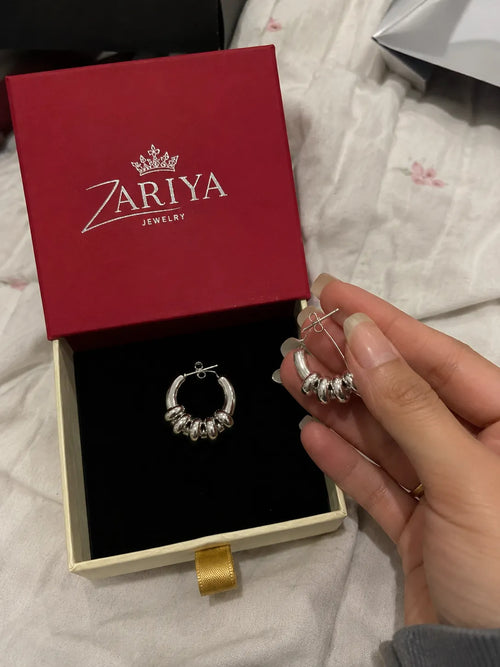 Rose Gold Hoops