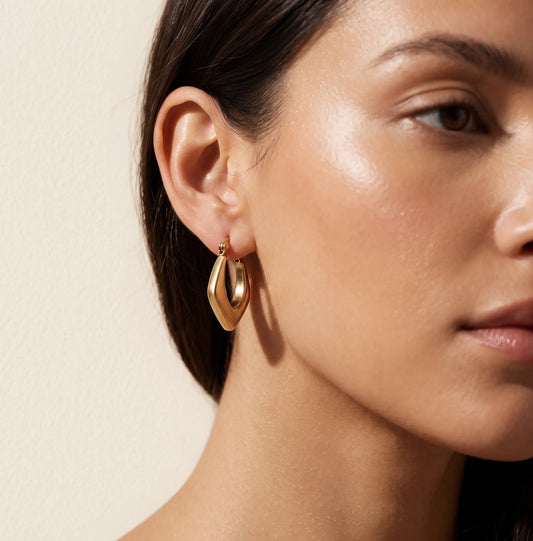 Chunky Geometric Earrings For Women - Zariya Official