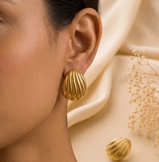Shell-Shaped Earrings