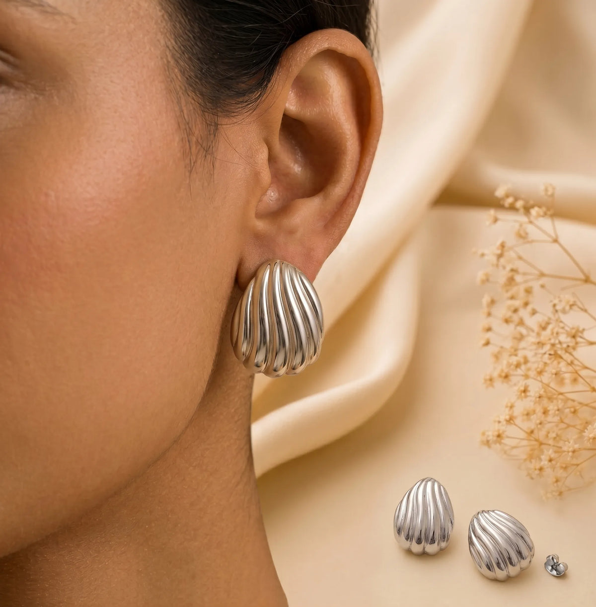 Shell-Shaped Earrings