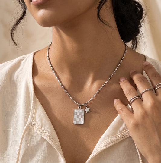 Silver-Toned Anti-Tarnish Necklace