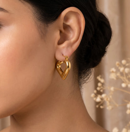 Valora Heart-Shaped Earrings
