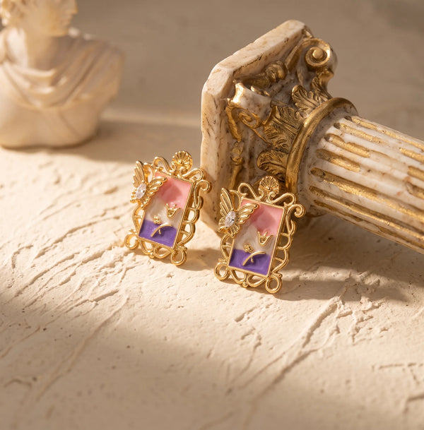 Vintage Butterfly Frame Earrings For Women - Zariya Official
